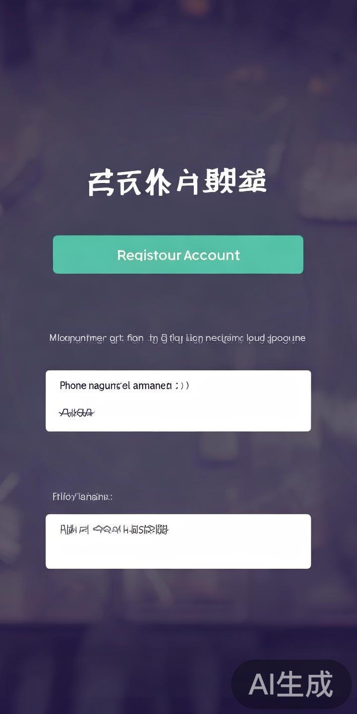 注册账号：如果尚未注册，点击“注册”按钮，按照提示